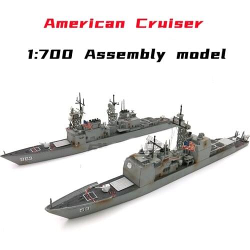1/700 American Missile Cruiser Model Kits Destroyer Assembly Warship Model Toy