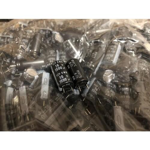 10PCS Original Japan NIPPON SMG 16V1500UF 10x20mm 85 degrees CHEMI-CON electrolytic capacitors NCC smg 1500UF 16V