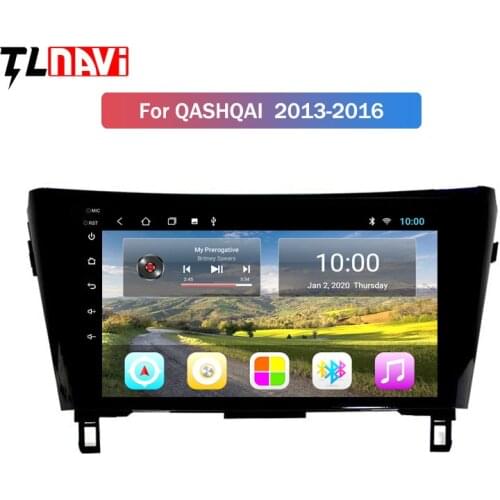 2G RAM Android 10 Car Auto Radio GPS Navigation Multimedia Player for 2013-2016 Nissan QashQai X-Trail