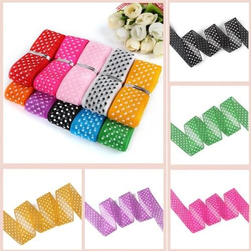 5/10Yards/Lot Organza Ribbon For Wrapping Christmas Party Home DIY Gift Packaging Wedding Decoration Tapes Ribbons