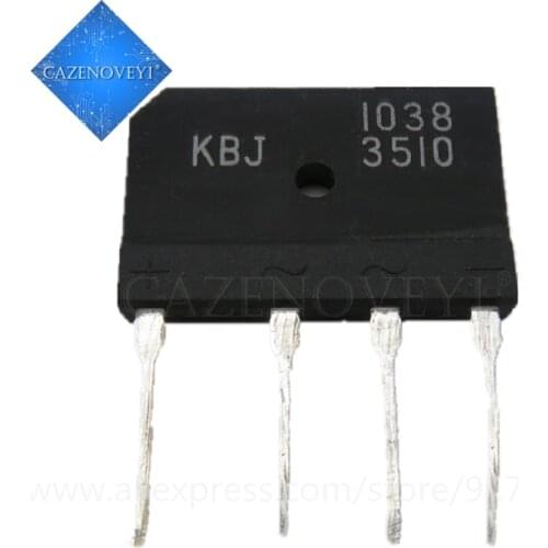 5pcs/lot GBJ3510 KBJ3510 KBJ1508 KBJ1510 KBJ2510 ZIP-4 35A 1000V In Stock