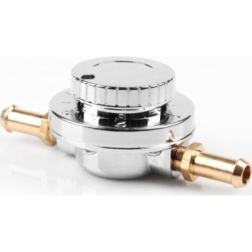 55% Hot Sales!!! Car Modified Carburetor Hose Manual Adjustable 1-5PSI Fuel Pressure Regulator