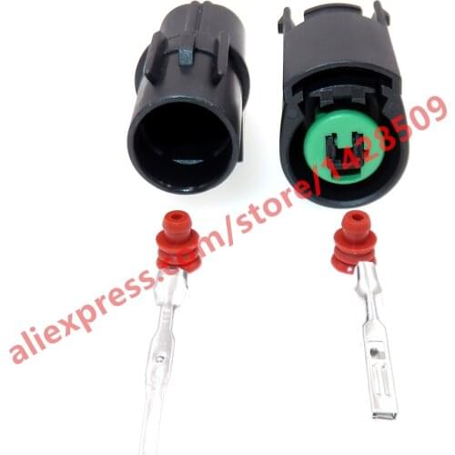 5 Set Kum 1 Pin PB625-01027 PB623-01020 Male Female Auto Electrical Compressor Engine Connector Waterproof Hyundai Mitsubishi