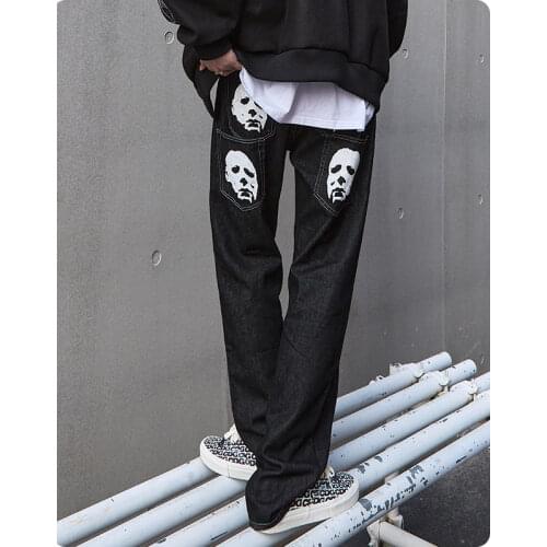 Свободные джинсы для мужчин BAOLUO China At AliExpress