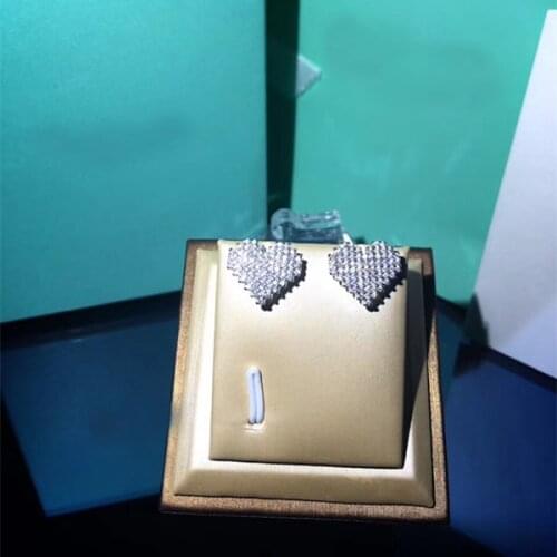 Designer Fashion 925 Sterling Silver Jewelry 3A Cubic Zirconia Party Earring