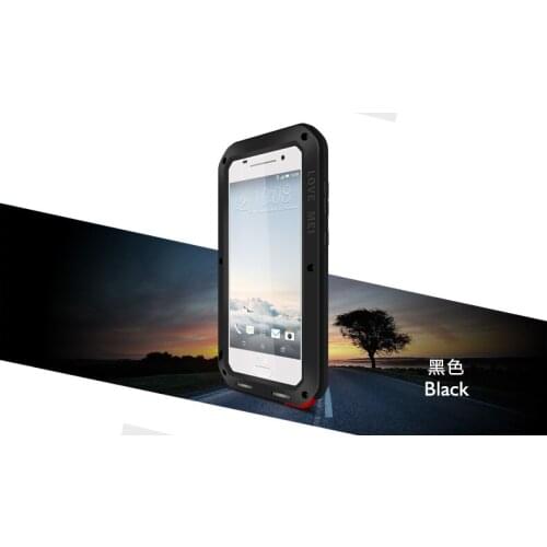 For HTC One A9 Case LOVE MEI Metal Shockproof Armor Protective Case For HTC One A9 Capa Cover