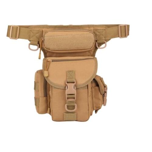 By DHL 50pcs Military Tactical Drop Leg Bag Tool Fanny Thigh Pack Hunting Bag Waist Pack Motorcycle Riding Men 1000D Waist Packs