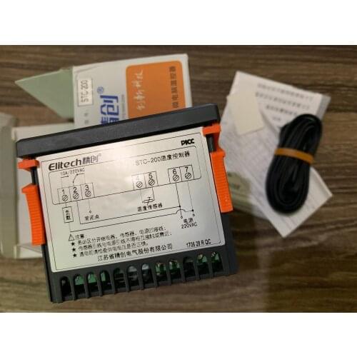 Electrons microscopic computer temperature control thermostat switch cold storage stc-200 alarm Elitech new original