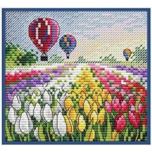Dutch evening patterns counted 11CT 14CT Cross Stitch Set DIY Cross-stitch Kits Embroidery Needlework Home Decor
