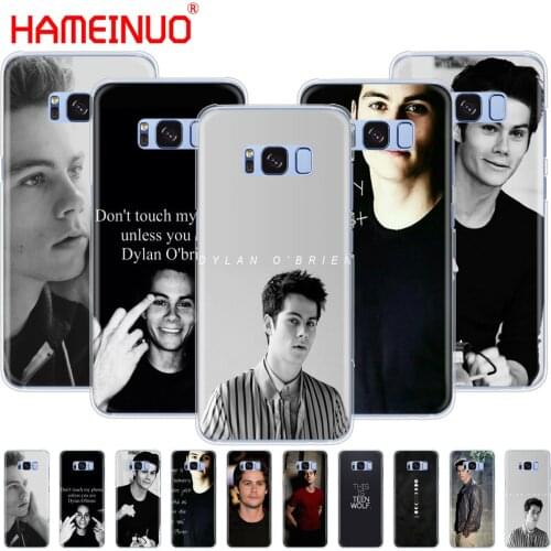 HAMEINUO Teen Wolf Dylan O'Brien cell phone case cover for Samsung Galaxy S9 S7 edge PLUS S8 S6 S5 S4 S3 MINI