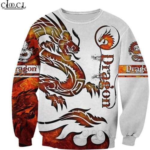 HX Newest Popular Tattoo and Dungeon Dragon 3D Print Men Women Sweatshirts Fashion Long Sleeve Harajuku Tracksuit Drop Shipping