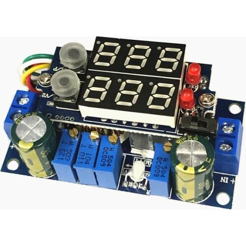 5A MPPT Solar Panel Controller DC-DC Step-down CC/CV Charging Module Display LED Blue