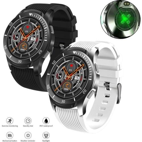 Round Touch Screen Smart Watch Fitness Activity Tracker Heart Rate Sleep Monitoring Sport Watch for iOS Android Samsung LG HTC