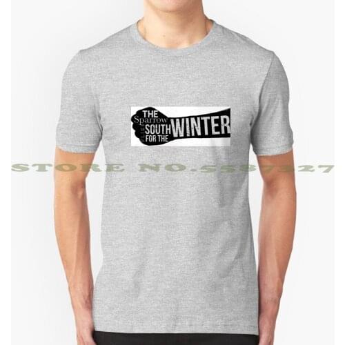 The Sparrow Flies South For The Winter Cool Design Trendy T-Shirt Tee Skulduggery Pleasant Valkyrie Cain Quote Death Bringer