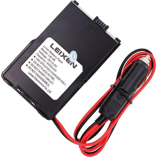 LEIXEN Original Battery Eliminator for Leixen Note UV-25D 25W Two Way Radio Car Charger Power Supply