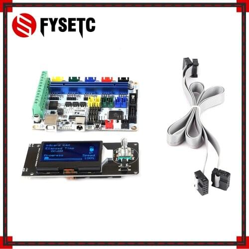 3D Printer Board F5 V1.2 Control Board ATMEGA 2560 Mainboard With MINI12864 mini 12864 LCD Display Screen Supports Marlin DIY