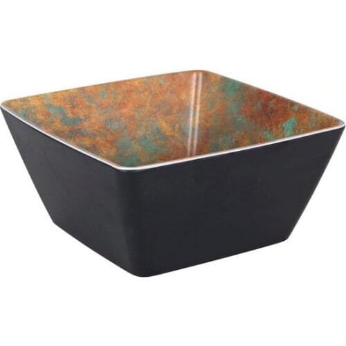 Salad Bowl Viejo Valle Melamin Black (19 x 19 x 9 cm)