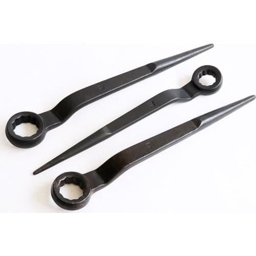 Heavy-duty Pointed Tail Plum Blossom Wrench Crowbar Plum Blossom Pointed Tail Hardware Tools Car Maintenance and Carrying Tools