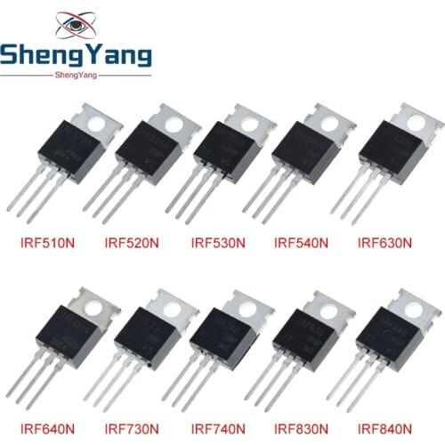 10PCS IRF510 IRF520 IRF530 IRF540 IRF630 IRF640 IRF730 IRF740 IRF830 IRF840 Transistor TO-220 TO220