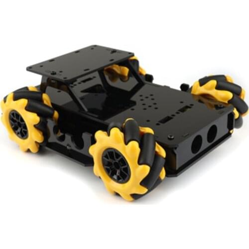 Tt Motor 4wd Omni-Directional Mobile Trolley Mcnum Wheel Trolley Chassis Wheat Wheel 60mm