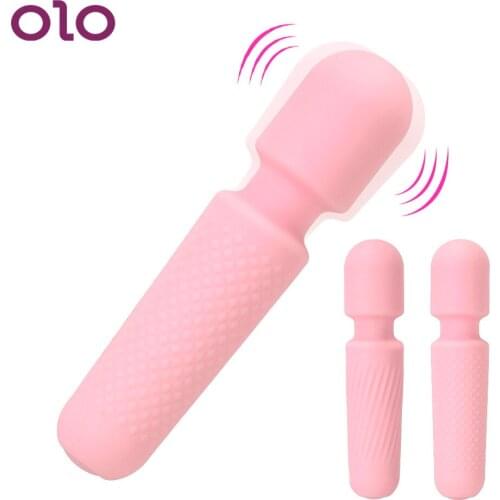 OLO Female Masturbator Sex Toys for Women Clitoris Stimulator 10 Speeds Vibrating Dildo G Spot Vibrator 360 Degree Rotation
