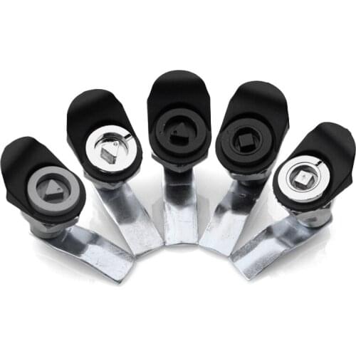 1PCS Zinc Alloy Closed Electric Cabinet Lock for Metro/HSR/Train/Dormitory Rash Bin Elevator Triangle Lock Waterproof Sand,Dust