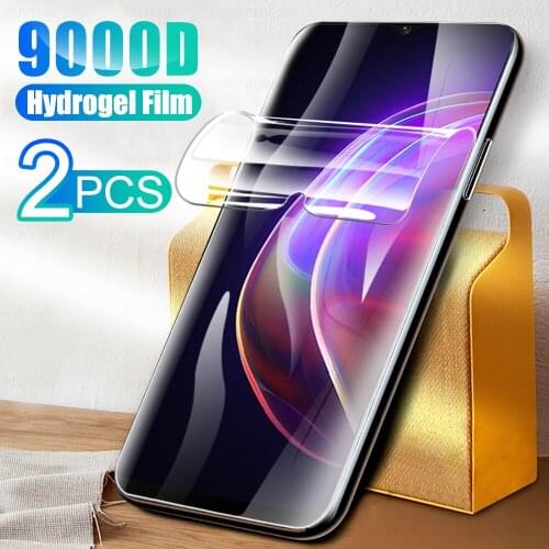 2Pcs Full Cover Soft Hydrogel Film For VIVO V21 Phone Screen Protection Film For VI VO V 21 21V 2021 6.44" Protector Not Glass