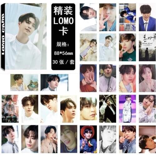 30pcs/set K-pop GOT7 photocard Youngjae Single Fashion high quality GOT7 Lullaby Album Photo card stationery set new arrivals