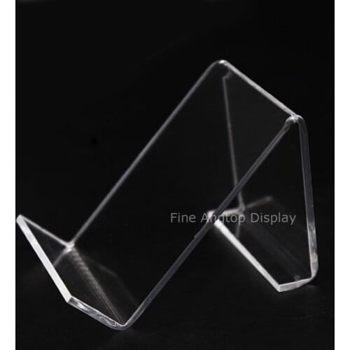 5pcs/lot Clear Acrylic Retail Jewelry Display Cell Phone Holder Stand Easel