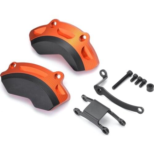 For Duke790 Left & Right Side Engine Case Slider Protector Guard For 790Duke 2018 2019 Motorcycle Accessories Parts