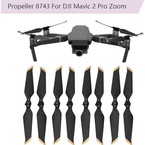8pcs Replacement Propeller Quick-Release Props Low-Noise Props for DJI Mavic 2 Pro Zoom Drone Folding Blade Screw Wing Accessory