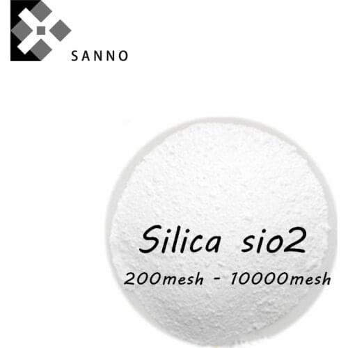 High purity 99.8% hydrophobic silica sio2 powder, coating silica particles 200 mesh - 10000 mesh silicon dioxide powder