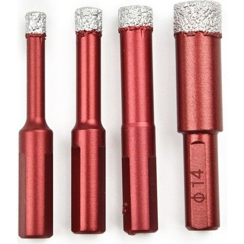 Diamond Drill Bits Wall Tile Drill Bit Set 6/8/10/12/14mm Ceramic Drill Bit Granite Marble Porcelain Stoneware Power Tools Drill