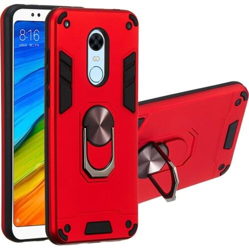 With Ring kickstand armor Phone Case For Xiaomi Redmi Note 4 4X 5 6 7 7S 9 10 CC9 CC9E Y3 A3 5A Prime 6A 9T K20 Plus Pro Cover