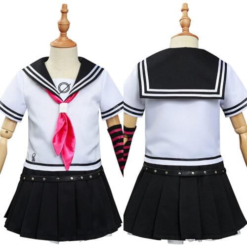 Danganronpa Yuibu Miota Cosplay Costumes Kids Girls School Uniform Dress Outfits Halloween Carnival Suit