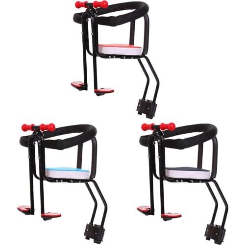 Bicycle Children Seat High-quality Sturdy Portable Quick Disassembly Adjust Comfortable Safe Bike Front Seat Riding Accessories