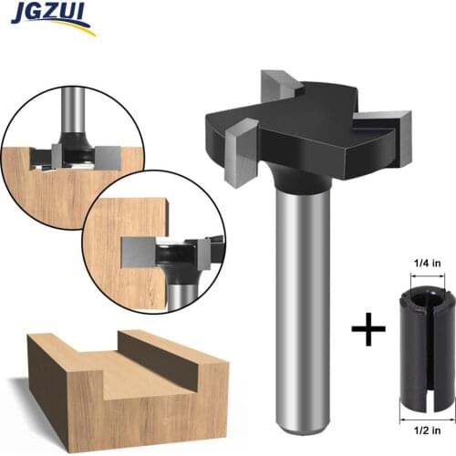 1/4 inch 6mm Shank CNC Spoilboard Surfacing Router Bit Milling Cutter Slab Flattening Wood Cutter Planing Bit Woodworking Tool