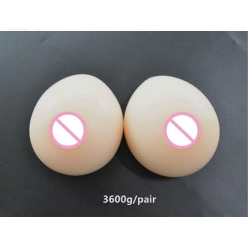 3600g/for Women Fake Breast Silicone Breast Augmentation Form Enhanced Artificial Bra HH Cup
