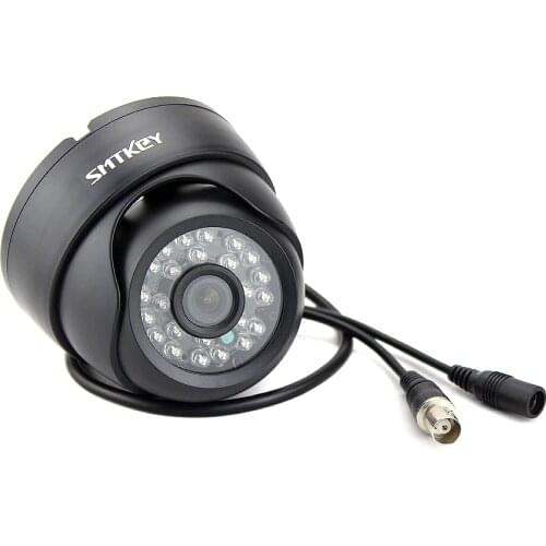 SMTKEY 700TVL or 1000TVL or 1200TVL Color CMOS Night Vision Day Night Indoor CCTV Camera