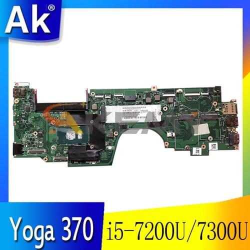 LA-E291P motherboard for Lenovo ThinkPad Yoga 370 laptop motherboard i5 7200U / 7300U tested 100% working FRU 01HY345 Mainboard