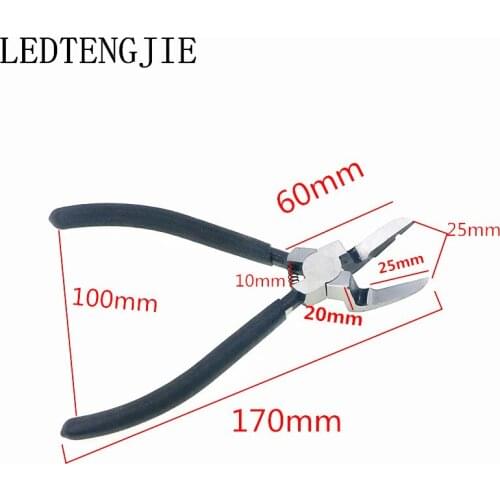 LEDTENGJIE 1pcs Steel and Nylon Auto Fastener Removal Tool Car Door Panel Remover Upholstery Removal Auto Fastener Pliers Tool