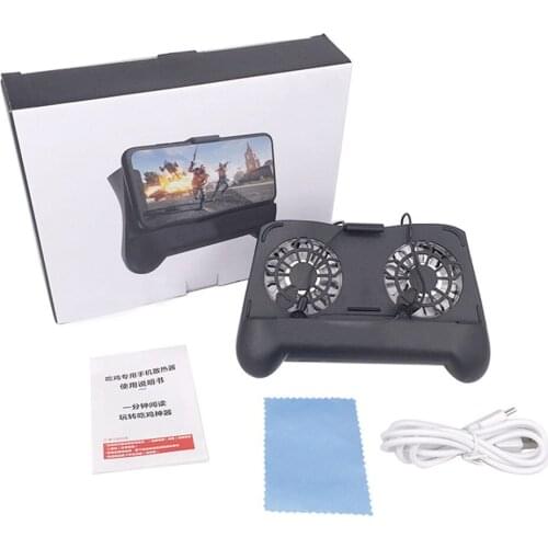 Mobile Game Cooler Fan Fire Gamepad Grip Joystick Button Aim Key Gaming Trigger Shooter Controller handle for PUBG Controller
