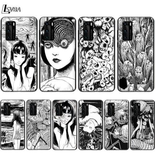 Junji Ito Tees Horror For Huawei P Smart Z S Pro Plus 2018 2019 2020 2021 Mate 10 20 30 40 RS PRO Plus Soft lite Phone Case
