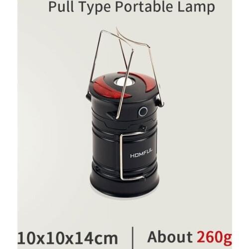 Outdoors Ultralight Portable 260G Multifunction Portable Lamp LED Charge Camping Lamp Flashlight Table Lamp Portable Battery