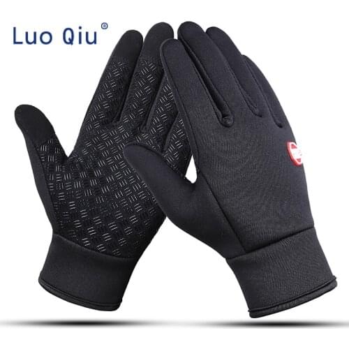 Motorcycle Gloves Warm Winter Waterproof Windproof Guante Motor Screen Full Finger Glove Motocross Gloves