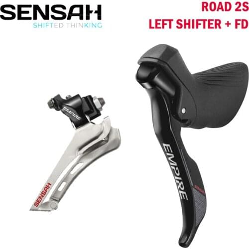SENSAH EMPIRE 2x11S brake shifter front derailleur, 2s left shifter+FD, compatible with RED, FORCE22, 50/34T,52/36T and 53/39T