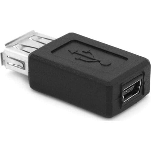 USB to mini USB adapter converter USB 2.0 A Female to Mini-B 5-pin Female Adapter