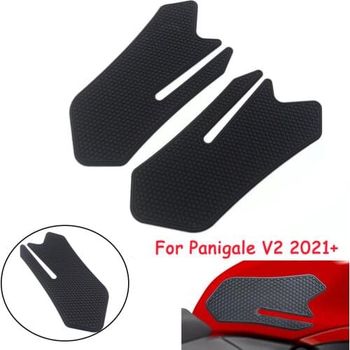 Motorcycle Anti-Heated Gas Tank Side Grip Traction Knee Protector Sticker Anti Slip Pad For Ducati Panigale V2 2021