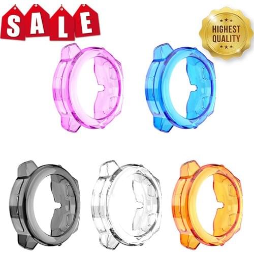 For Garmin Instinct Smart Watch Bracelet Protector Case TPU Skin Protective Cover Shatterproof Shell Cases