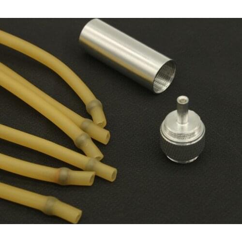 Slingshot rubber band accessories steel balls(5.0mm) outdoor Hunting Aluminum Alloy Ball Locator Tactical Aiming Device Tools